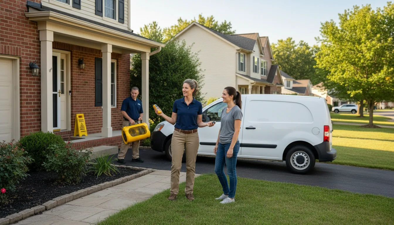 Water restoration image for Mold Remediation in Canal Winchester, OH